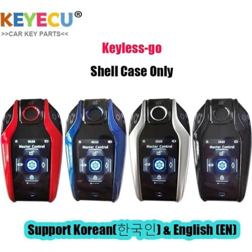 KEYECU Korea Market Use Modified Boutique Smart Remote Car Key W/ LCD Screen for BMW for Mercedes-Benz for Land Rover For Audi