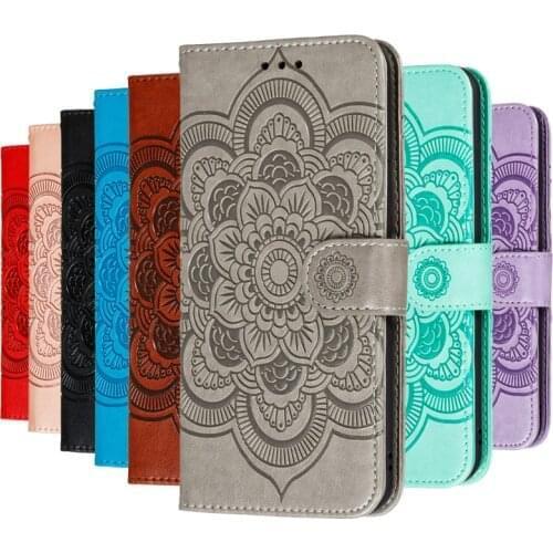 For POCO X3 NFC M3 Mandala Flower Flip Leather Wallet Case For Xiaomi Mi 10 10T Note10 Lite Pro Card Slot Stand Back Book Cover