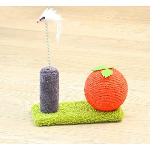 Small Cat Climbing Frame Scratching Board Sisal Jumping Platform Cat Toy Pet Claw Plate Claw Sharpener Cat Supplies D5057