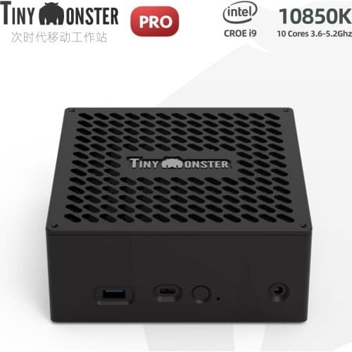 Tinymonster Mini host itx aluminum alloy STX monster i9 10850k independent graphics card geekon