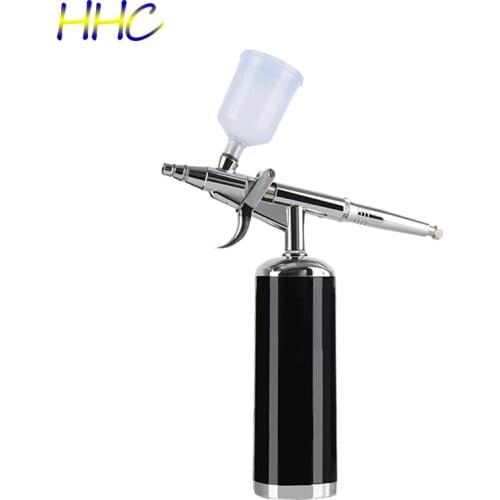 Multi-Purpose Dual-Action Travel Beauty Airbrush Mini Compressor Kit Professional Art Design Cosmetics Wireless Rechargeable