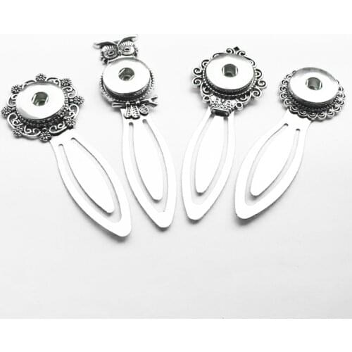 NEW OWL Bookmarks Vintage 18mm snap button jewelry SJ001 bobosgirl
