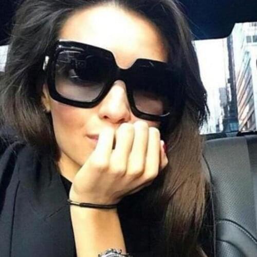 Classic sunglasses woman vintage Oversized Square trend sun glasses for women fashion 2020 luxury glasses eyewear gafas de sol