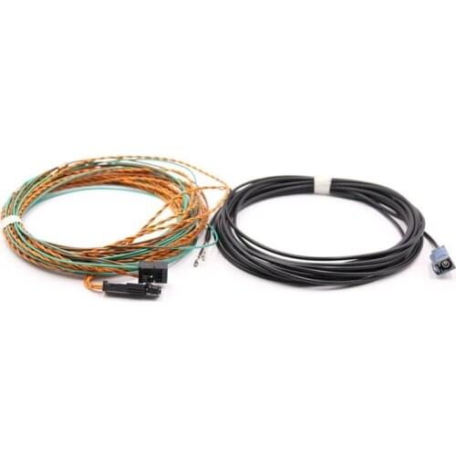 OEM MIB Auto Rear View Reversing Camera Cable Wiring with Dynamic Trajectory for VW Tiguan MK2 2017 2018