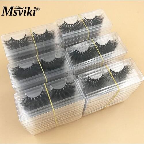 Makeup Eyelash Wholesale 25MM Mink Eyelashes Thick Fluffy 8D False Lash Vendor Dramatic Natural 3D 5D Lashes In Bulk Tools