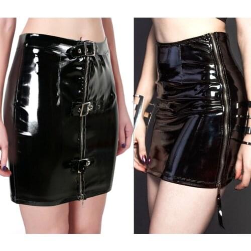 Sealeaf Leather Pencil Skirts