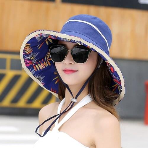 Summer Sun Hat Women Korean Version Sunscreen Outdoor Visor Caps Female Sunshade Hats Folding Beach Fashion Casual Cap H245
