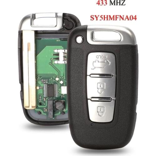 Kutery 5pcs/Lot Remote Smart Car Key For Kia For Hyundai I30 I45 Ix35 Veloster Tucson Sonata Elantra 3Buttons 433Mhz SY5HMFNA04