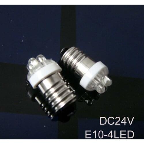 High quality 24v E10 led Indicator light,24v E10 led Instrument Lights free shipping 4pcs/lot