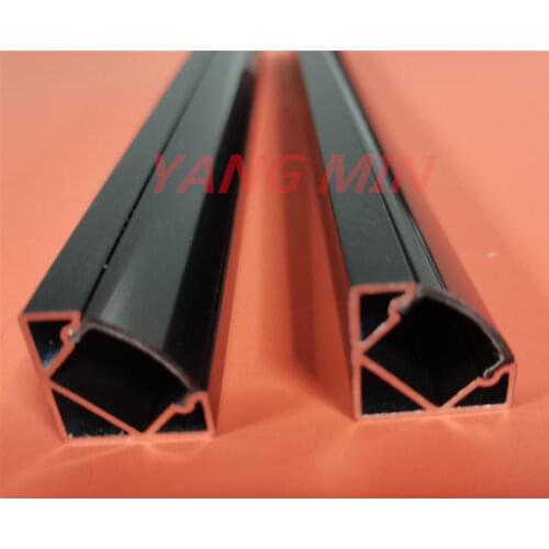 Free Shipping high quality 1m/pcs 10m/lot aluminum profile with cover and end caps and clips