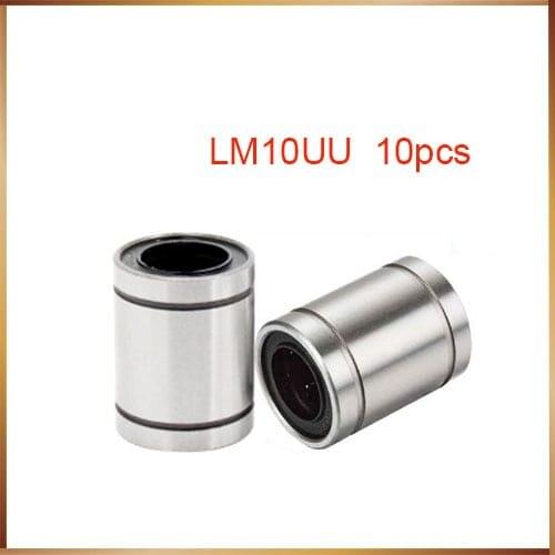 10 pcs Free shipping LM10UU 10mm Linear Bushing 10mm linear ball bearing LM10