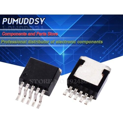 10PCS LM2596HVS-3.3 / 5/12 / ADJ switching regulator / buck power supply TO263-5