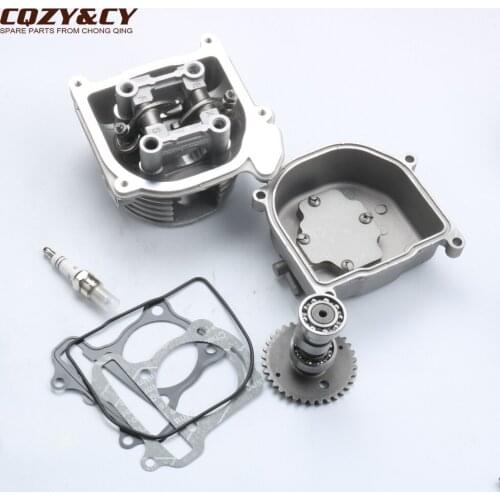 39mm NON-EGR Cylinder Head & cam & valve rocker & cylinder head Assembly for GY6 50cc 139QMB 4-stroke scooter karting ATV