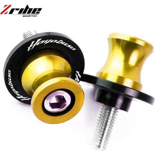 Motorcycle Accessories For Suzuki HAYABUSA/GSXR1300 1999-2018 13 14 15 16 17 CNC Aluminum M8 Swingarm Spools Slider Stand Screw