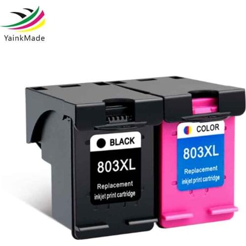 BK&Tri-colors for you to choose ink cartridge compatible for HP 803 XL 803 Deskjet 2623,2622,2621,2132,2131,1112,1111 AMP 120