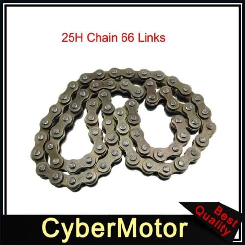 25H 66 Links Engine Starter Motor Chain For Z190 Zongshen 190cc Pit Dirt Bike ZS1P62YML-2