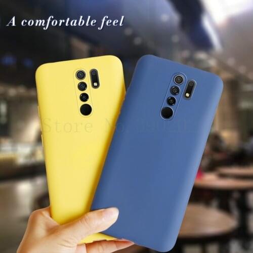 For Xiaomi Redmi 9 Case Soft Silicone TPU Shell Cute Candy Back Cover For Redmi 9 Redmi9 Phone Case Full Protective Cover Bumper