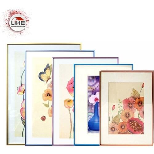 Customized made size color metal picture frame personalized photo frame