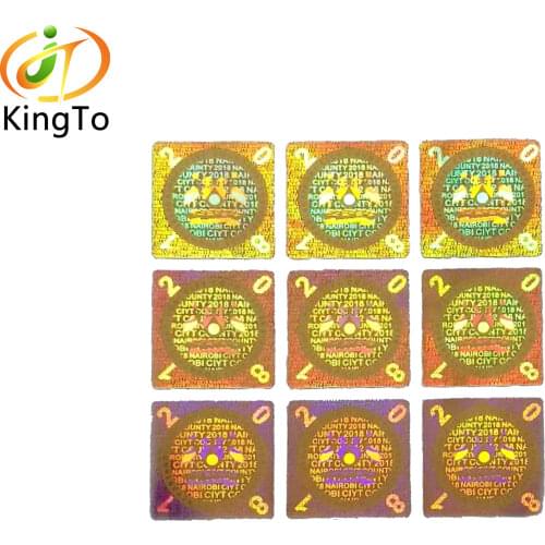 Customized 3D warranty Hologram anti-counterfeiting sticker printing