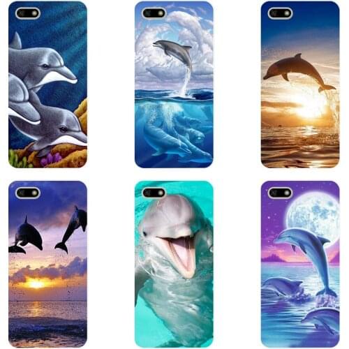 92H dolphins in the reef Soft Silicone Tpu Cover Case for huawei Honor 7a pro 7x play case