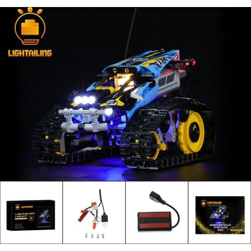 LIGHTAILING LED Light Kit For 42095 Technic Remote-Controlled Stunt Racer NO Building Blocks Set