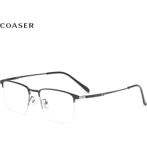 Great Glasses Frame Men Metal Round Titanium Eyeglasses Brand Design Prescription Eyewear Myopia Optical Eyeglasses Spectacle