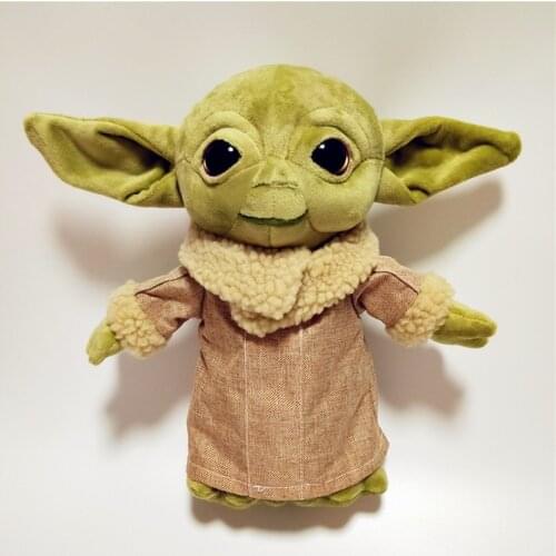 Disney 30cm Baby Yoda Plush Dolls The Mandalorian Peluche Child Grogu Action Figure Toys Cute Stuffed Toy for Boy Kids Xmas Gift