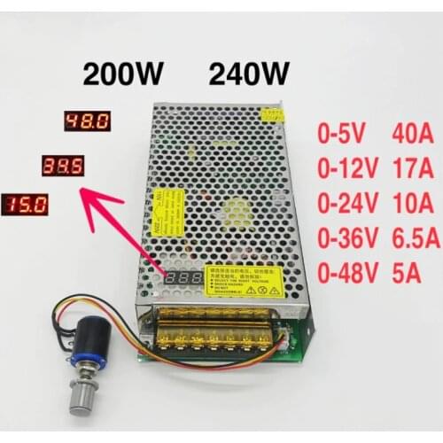 AC Converter 220v 110v to DC 12V 24V 36V 48V Adjustable Voltage Regulated Switching Power Supply Board Transformer
