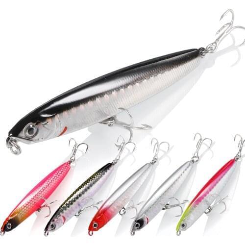 1Pc 10cm 24g Stickbait Sinking Pencil Pike Fishing Lure Minnow Hard Lures Vobler Trout Lure jigging For Outdoor Fishing Tackle