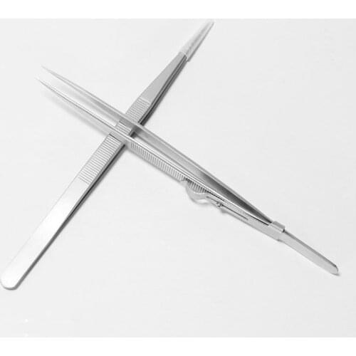 YIHUA Industrial Precision tweezers with lock diamond jewelry stainless steel clip Professional maintenance tweezers