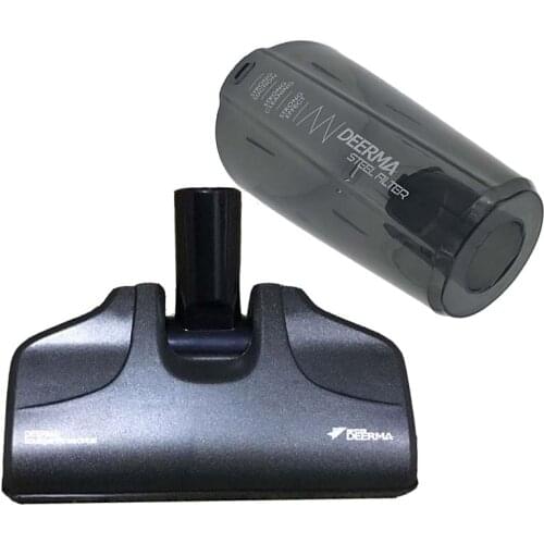 Dust Box or Floor Brush Head Suit for Deerma DX115C Handheld Vacuum Cleaner Spare Parts Dustbin Brush Replacement