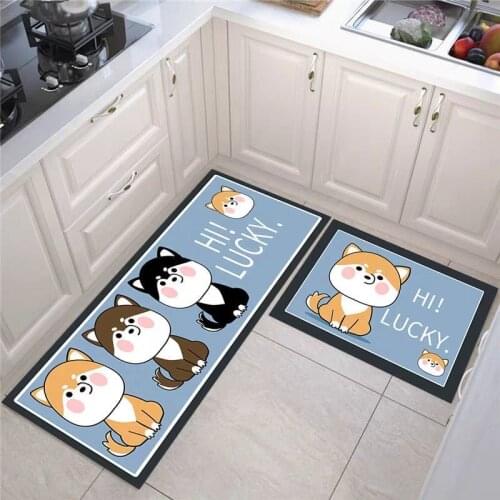 Modern Living Room Rug Kitchen Mat Home Entrance Doormat Bedroom Bedside Decor Carpet Hallway Balcony Bath Anti-Slip Floor Mat