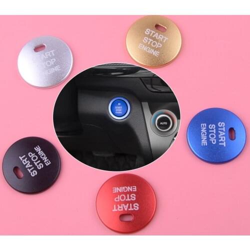 DWCX Car Engine Start Stop Push Button Cover Trim Fit For Hyundai Elantra MD Sonata i45 YF 2011 2012 2013 2014
