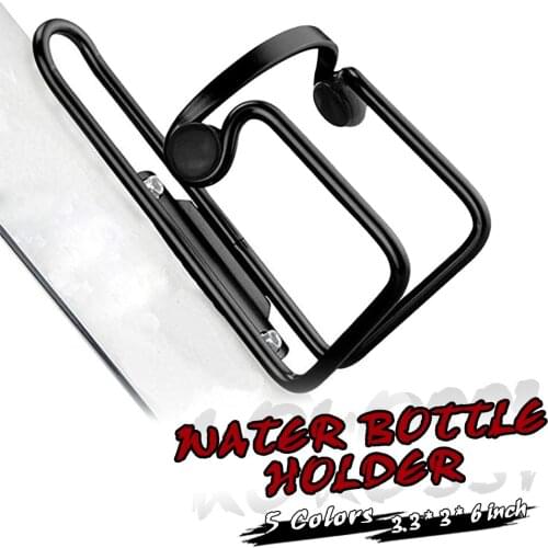 MTB Bicycle Water Bottle Holder Aluminum Alloy Mountain Bike Bottle Can Cage Bracket Cycling Drink Water Cup Rack Accessories
