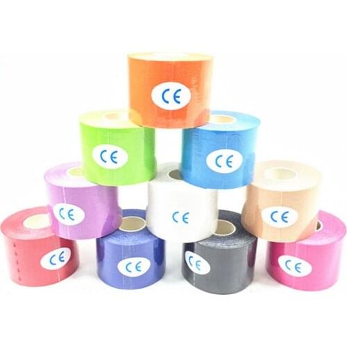 5cm*5m Sports Bandage Physio Muscle Strain Injury Support Tape Kinesiology Kinesiotape Strain Injury Muscle Care Strap Sticker