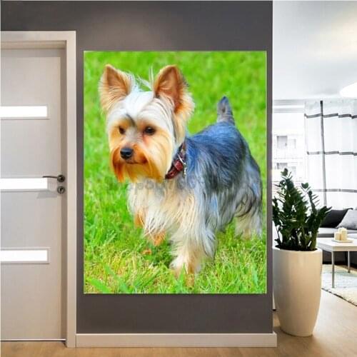 5d Diy Diamond Painting new Terrier Dog pet Rhinestones for Embroidery Cross Stitch Full Mosaic kits Home Decoration TT218