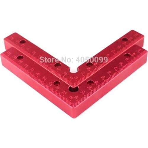 Aluminum 90 Degree L Shape Right Angle Ruler Woodworking Carpentry Measuring Gauges Positioning Tool