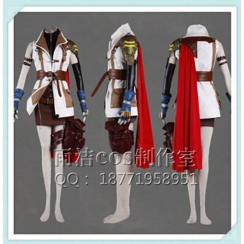 Athemis Final Fantasy XIIIFF13 Lightning Eclair Farron Cosplay Custume set 11