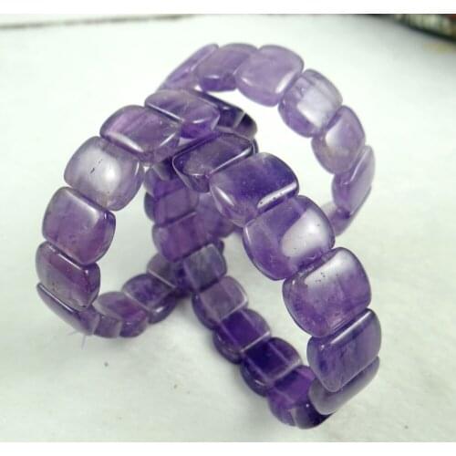 Natural bracelet energy Bangles Stretch Chain Natural Stone inradius chunky Bracelet Jewelry 15*11mm