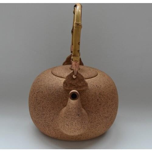 Japanese style rough pottery water kettle electric pottery stove KungFu teapot crude pottery tea pot teaware