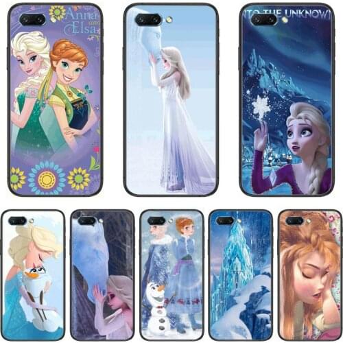 Disney Frozen Princess Elsa Anna clear Phone Case For Huawei Honor 10 9 8 7 N Pro Lite A C RU Black Etui Coque Hoesjes comic f
