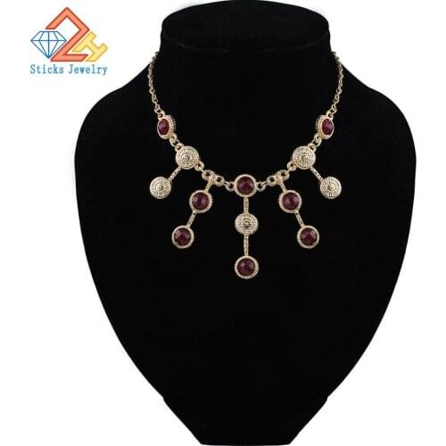 Statement Necklaces & Pendants Crystal Maxi Necklace for Women Female Chain Collar Collier Femme 2019 Fashion Jewelry