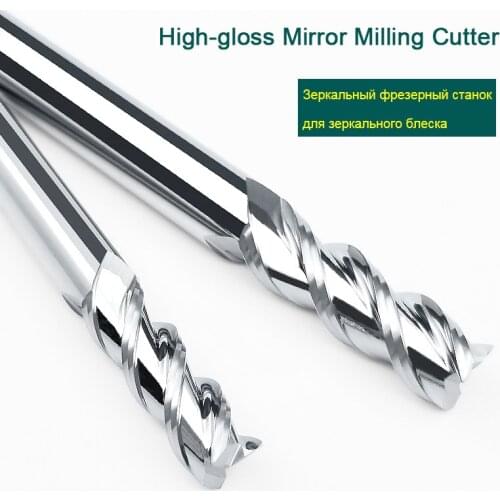 3 Flute Milling Tools Carbide Milling Cutter Tungsten End Mill CNC Tool 1 to 20mm HRC55 for Aluminum Acrylic Wood Copper Plastic