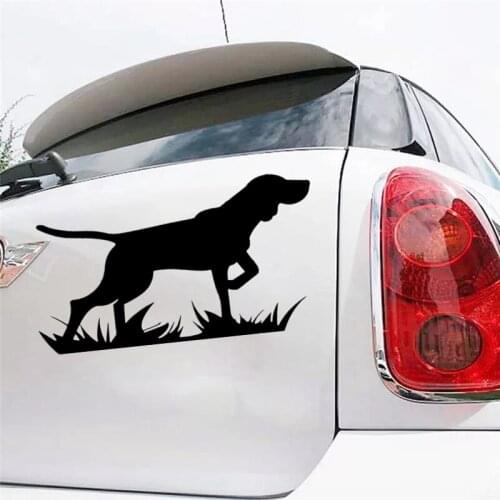 Fuzhen Boutique Decals Exterior Accessories Funny Vinyl Car Sticker Hunting Dog Waterproof Decal Stickers for Bumper Rear Window