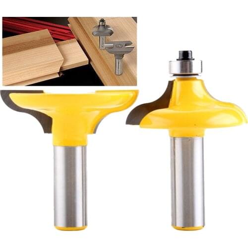 2 PC 1/2" Shank Entry Door for Long Tenons Router Bit woodworking cutter woodworking bits Tenon Cutter for Woodworking Tools