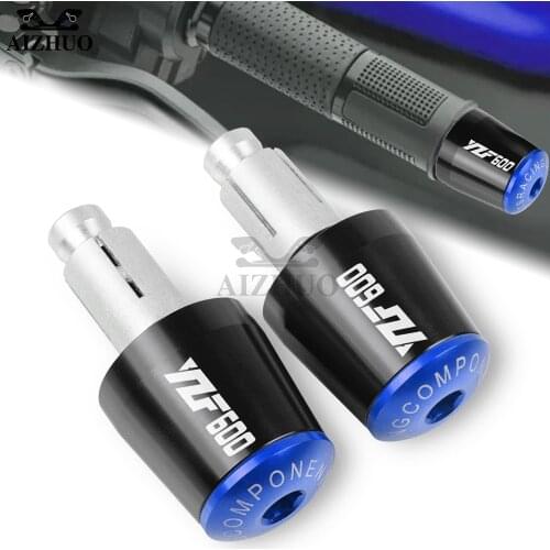 Motorcycle Hand Bar End Handle Grips End Hand Cap 7/8"22mm For Yamaha YZF600 R6 YZF 600 1999 2000 2001 2002