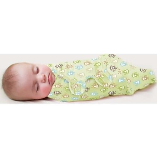 Baby swaddling newborn wrap blanket envelope cocoon 100% cotton 0-6 months babies sleeping bag