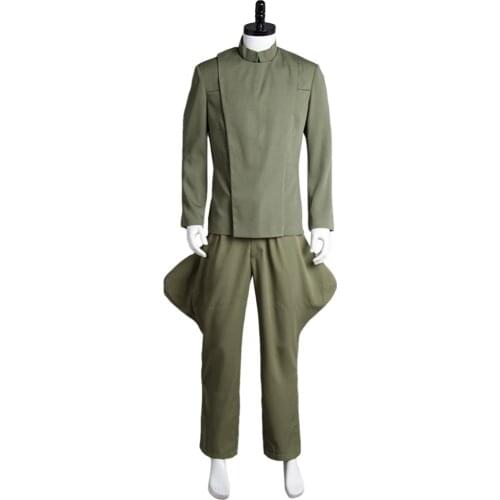 Star Cosplay Wars Imperial Officer Costume Olive Green Uniform Outfit Adult Men Halloween Carnival Costumes