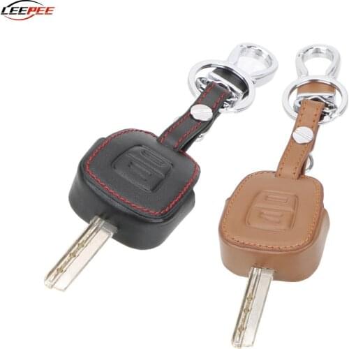 Leather Car Key Chain Case Keychain Protector Bag Auto Accessories 2 Buttons Error Free For Opel CORSA ASTRA TIGRA VECTRA ZAFIRA