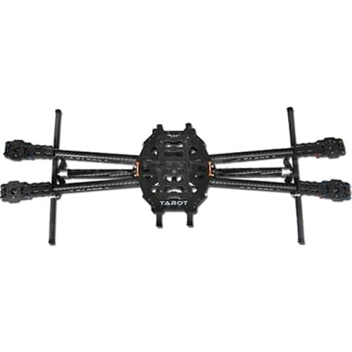 Tarot 650 3K Carbon Fiber CNC 4 Axis Aircraft Fully Folding FPV Quadcopter Frame Kit TL65B01